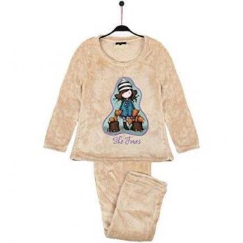 SANTORO Pijama Manga Larga Calentito The Foxes para Niña