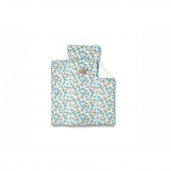 Baby Boum Badgi 81 - Cubierta para cuna 80 x 80 cm, color crunch