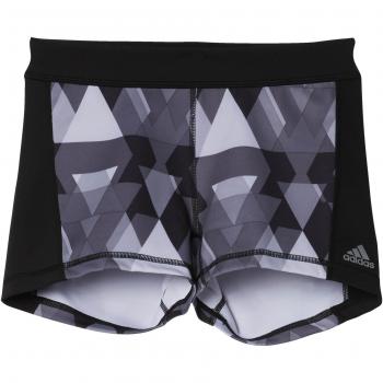 adidas TF St 3 Glo Tri - Mallas para mujer, talla S, color negro / gris / plateado