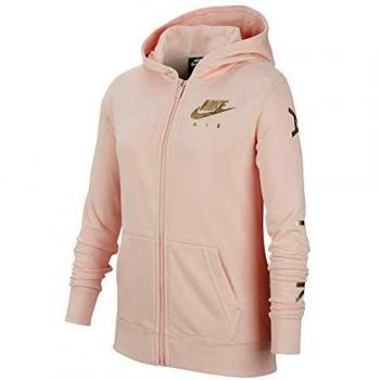 Nike Chaqueta niña Sportwear Air. BV2757 Rosa/Oro Metal. Talla 14 años