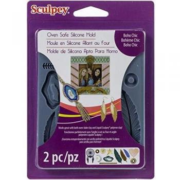 Molde de Silicona Sculpey Seguro para Horno Boho Chic