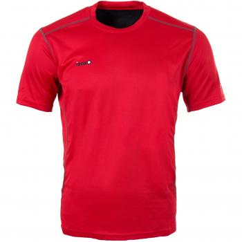 Izas Maubic Camiseta, Hombre, Rojo/Gris Oscuro, 2XL