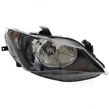 Faro Delantero H4 Gris Humo Derecho con Intermitente para SEAT Ibiza 4 - VAN WEZEL 4924962