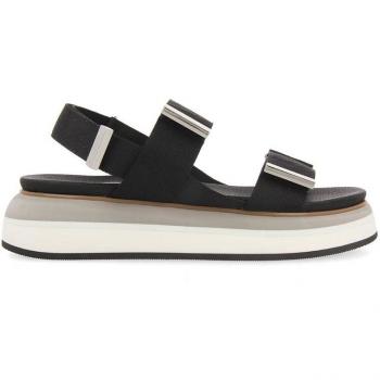 Sandalias Gioseppo Negras Mujer Plataforma Ajustables