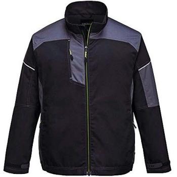 Chaqueta de Trabajo Portwest PW3 Bicolor Negra y Gris T603 - Tamaño L