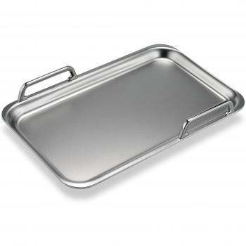 Siemens HZ390512 - Bandeja de Horno Teppan Yaki en Acero Inoxidable para Zona FlexInducción