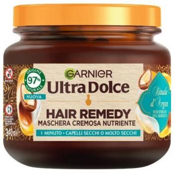 Mascarilla Nutritiva Ultra Dolce de Argan 340ml Sin Silicone para Cabello Muy Seco