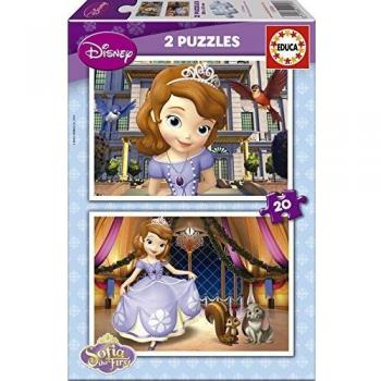 Educa Borrás Princesa Sofía - 2 Puzzles de 20 Piezas 15926