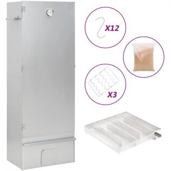 Horno Ahumador de BBQ con Generador Humo Frío, Acero Galvanizado, Dimensiones 44.5x29x83 cm (21x21x4.5 cm), 44.5x29x83