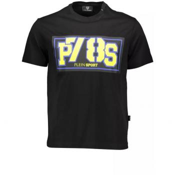 Plein Sport Black Cotton T-Shirt - XXL