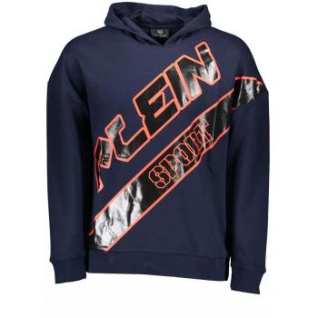 Plein Sport Blue Cotton Sweatshirt - Size M