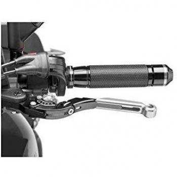 PUIG 29pnp 2.0 Extensible Plegable Palanca de Embrague con selector de Plata, Negro