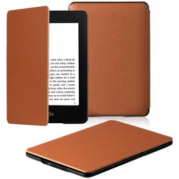 OMOTON Funda Kindle Paperwhite Carcasa Kindle Paperwhite 2018 Funda, PU, Sueño Automático, Cierre Magnético, Color Marrón, Solo Kindle Paperwhite 2018