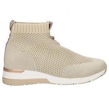 Zapatillas Deportivas de Mujer y Niña XTI 57986 Textil Oro EU 31