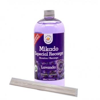 Ambientador Mikado Reposición 500ml - Gran Surtido de Fragancias (Frutos Rojos, Canela Naranja, Vainilla, Océano, Azahar, Algodón, Lavanda, Tropical) -