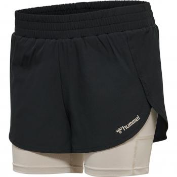 Shorts 2 en 1 Hummel para mujer negros XS