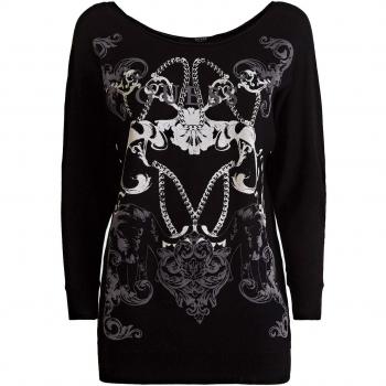 GUESS Katee, Jersey para Mujer. M Negro
