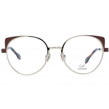 Gianfranco Ferre GFF0218 005 Men's Eyeglasses Gold Size 52 - Blue Light Block Available