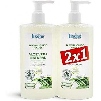 Lixoné Aloe Vera Natural Jabón Líquido Manos Pack 2 x 300 ml
