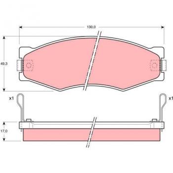 TRW GDB367 Brake Pads