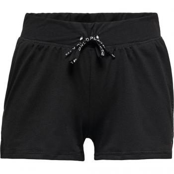 Pantalones Cortos Deportivos para Mujer Only Play Ayna con 2 Bolsillos y Estampado Negro y Rojo