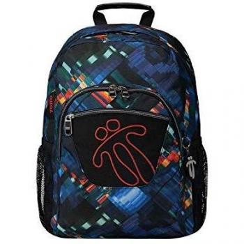 Totto-Mochila Escolar Adaptable a Carro Estampado glitech - Acuareles