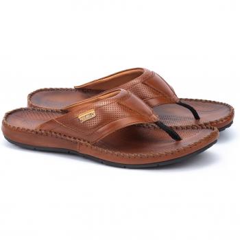 Pikolinos Tarifa 06J Men's Leather T-Strap Flat Sandals