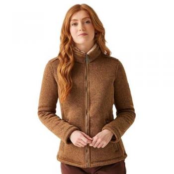 Regatta Women's Razia II Full Zip Bonded Fleece Jacket - Light Vanilla, Size 12