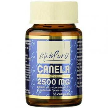 Canela Ceylan 2500 mg Estado Puro - Auténtica Canela de Ceilán - x5 Veces más Concentrada que la Corteza de Canela en Polvo - Control de Azúcar en Sangre - 30 Cápsulas de Tongil
