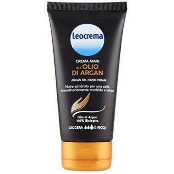 Leocrema Argan Oil Hand Cream - 100% Organic - Anti-Aging & Deep Hydration - 75ml