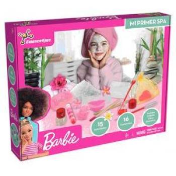 Science4you Mi Primer SPA Zen de Barbie - Juego para Niñas de 8+ años para Hacer Jabones