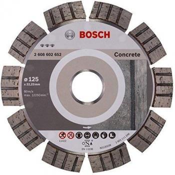 Bosch 2 608 602 652 - Disco de corte de diamante Best for Concrete - 125 x 22,23 x 2,2 x 12 mm