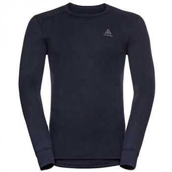 Camiseta térmica de manga larga Odlo Active Warm Eco para hombre, color azul oscuro, talla L