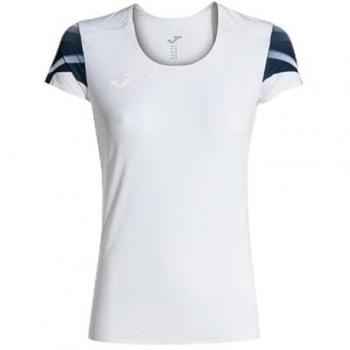 Camiseta de Manga Corta Joma Elite XI Mujer Blanco Marino