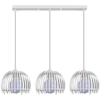 Regleta de Techo Alargada Blanca 3xE27 74x20cm Latina