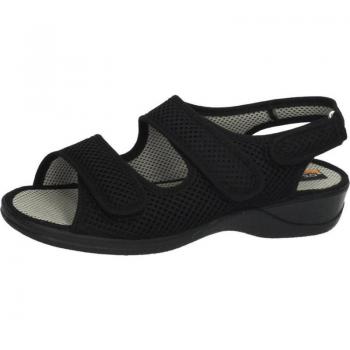 Sandalias DOCTOR CUTILLAS para señora con velcro en color negro, modelo D`CUTILLAS 21739