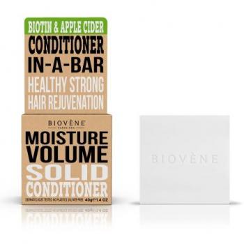 Biovène Acondicionador Sólido Hidratación y Volumen - Biotina & Sidra de Manzana 40g
