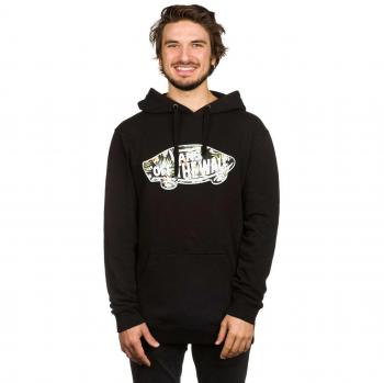 Sudadera Con Capucha Vans Off The Wall Negro-Negro Decay Palm