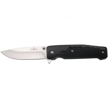 THIRD Navaja 102792, Mango de Madera, Hoja de Acero INOX 420 de 9.8 cm, con Funda de Nylon.