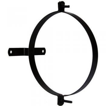 Abrazadera Para Tubo Estufa Vitrificada Con Soporte 200 mm.