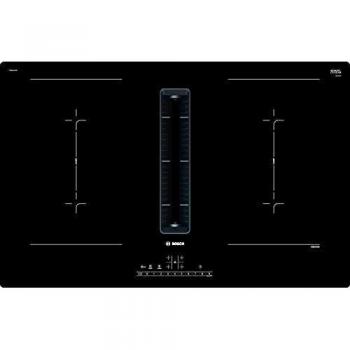 Placa de Inducción Bosch PVQ811F15E Serie 6 con Dunstabzug Integrado de 80 cm y 4 Fuegos