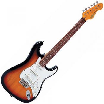 Vintage V6 Reissued Electric Guitar - Sunset Sunburst Finish