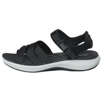 Sandalia Plana Clarks Mira Tide para Mujer, Color Negro, Talla 36 EU