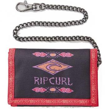 Cartera Rip Curl Diamond Chain Hombre Rojo/Negro Multicolor