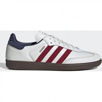 Adidas Samba OG Men's Casual Sneakers - Core White / Team Victory Red / Night Indigo