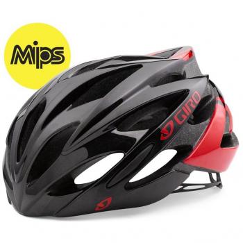 Giro Mips Bicycle Helmet, unisex, color Bright Red/Blk, tamaño small