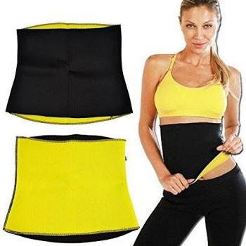 SECRETDRESSING - cinturón moldeador de transpiración intensivo - hot sauna - tripa plano - talla de la S la 3XL - mujer, negro, S