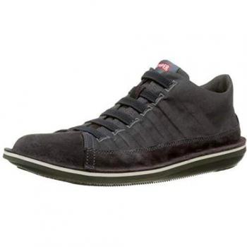 CAMPER Beetle Casual Men's Lace-Up Trainers - Grey, Size 44, Cotton Fabric