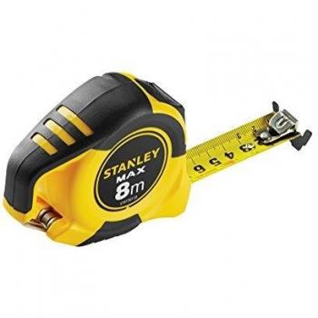 Stanley STHT0-36118 Flexómetro 8m x 25mm-Gancho magnético-STHT0-36118, Único