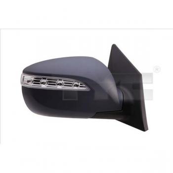 Espejo retrovisor exterior TYC 313-0055 con capa de imprimación, ajuste eléctrico y función calefactora para Hyundai ix35